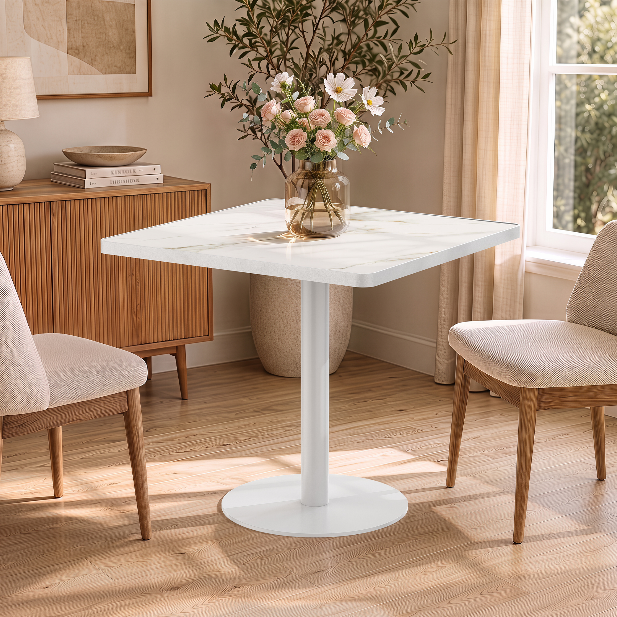 Square table — scene