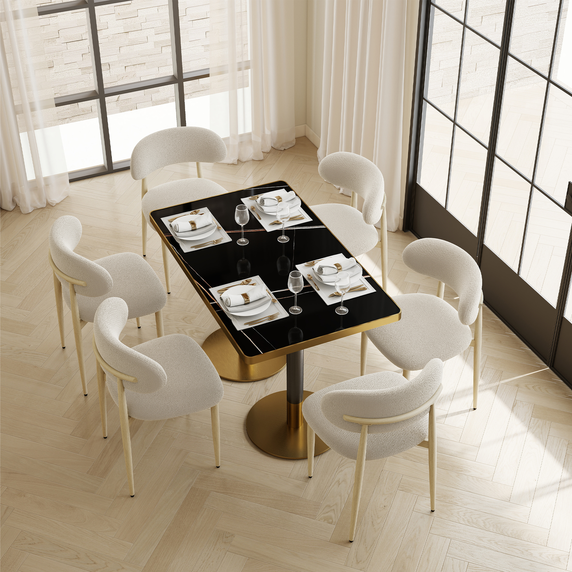 Long table — scene