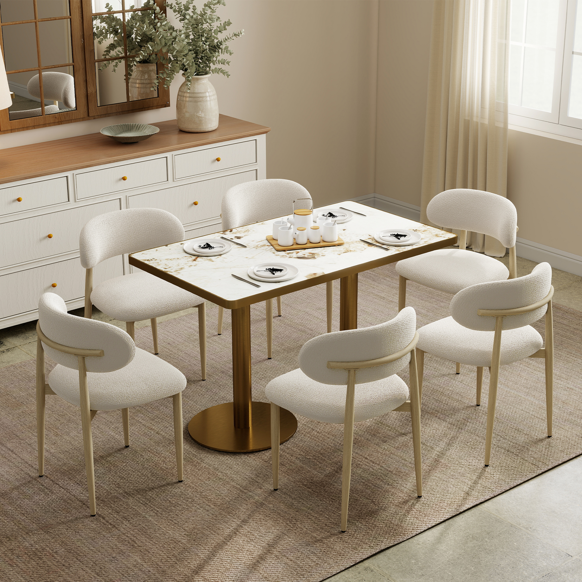 Long table — scene