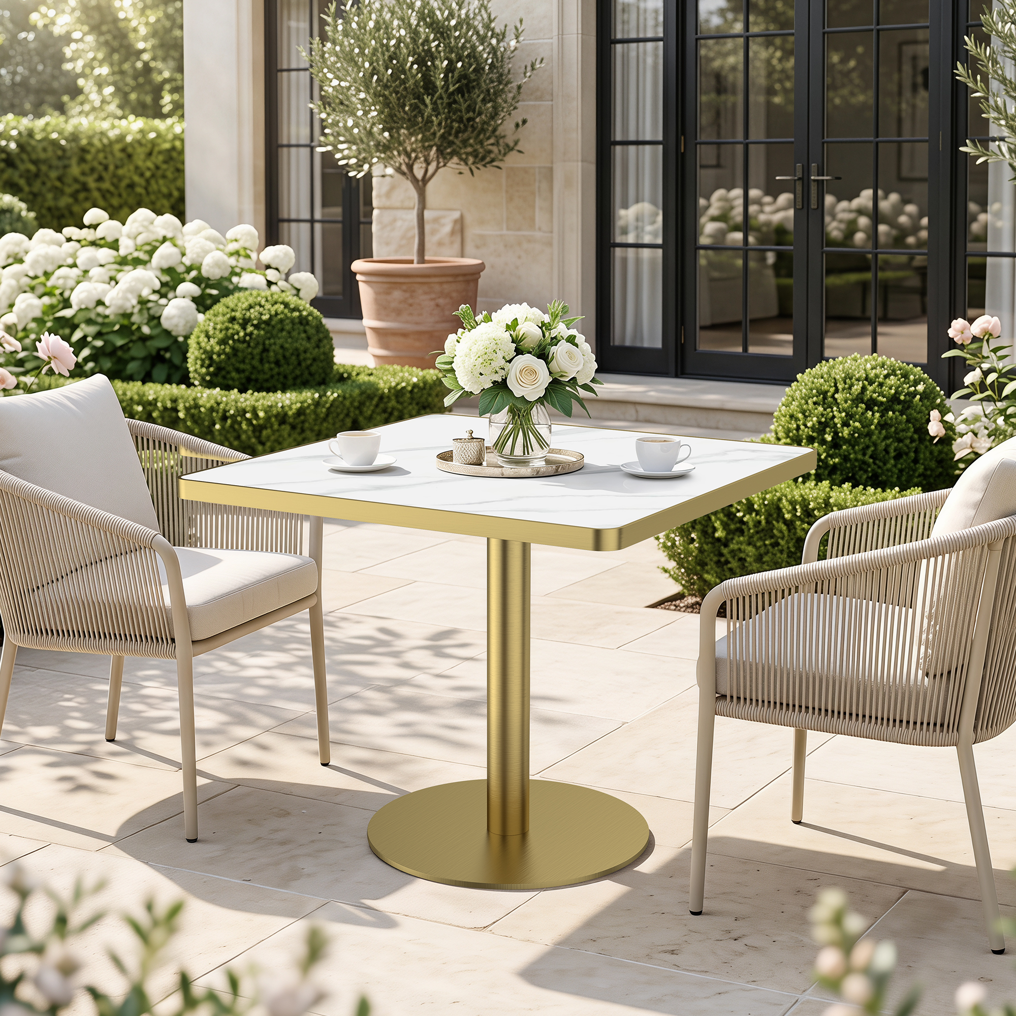 Square table — scene