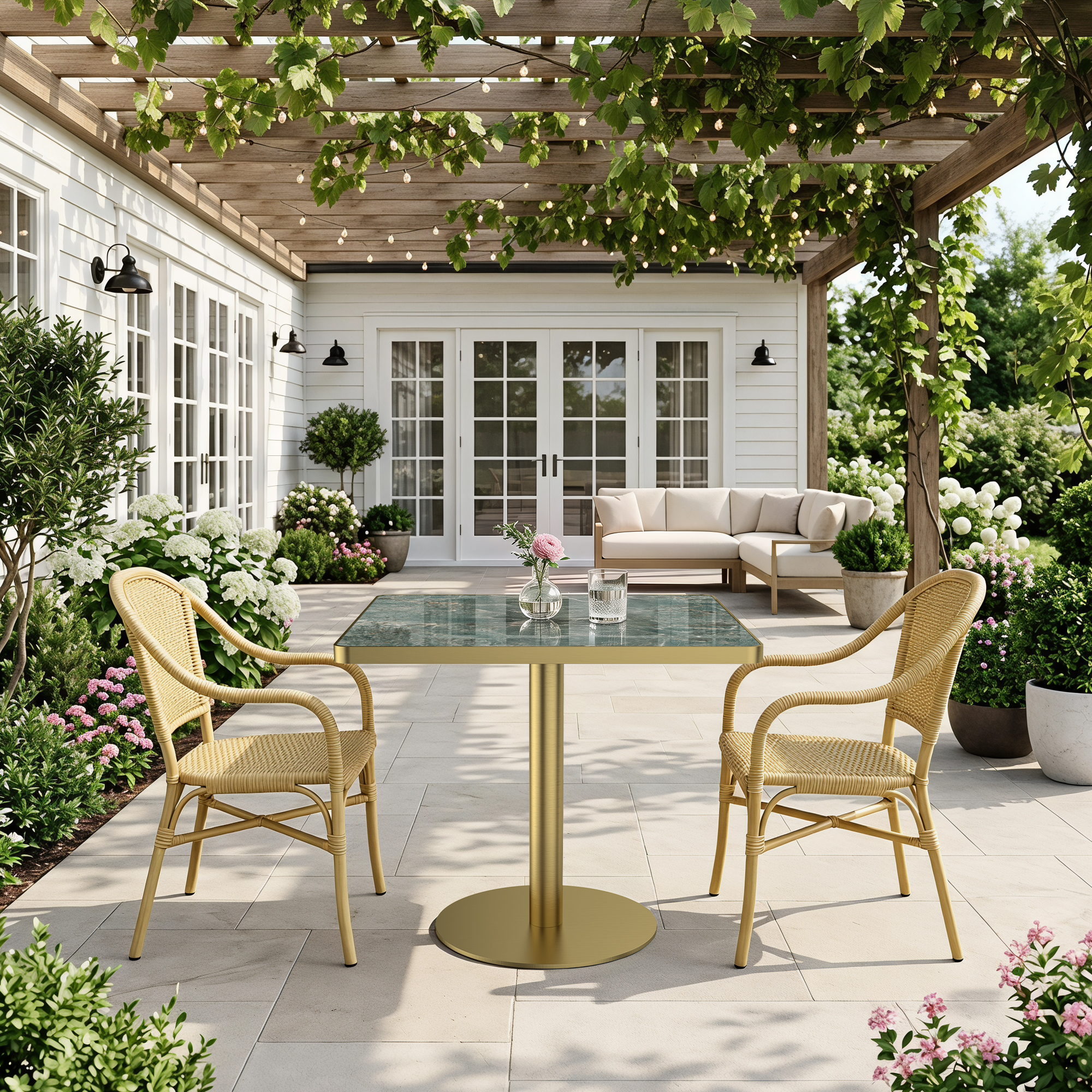 Square table — scene
