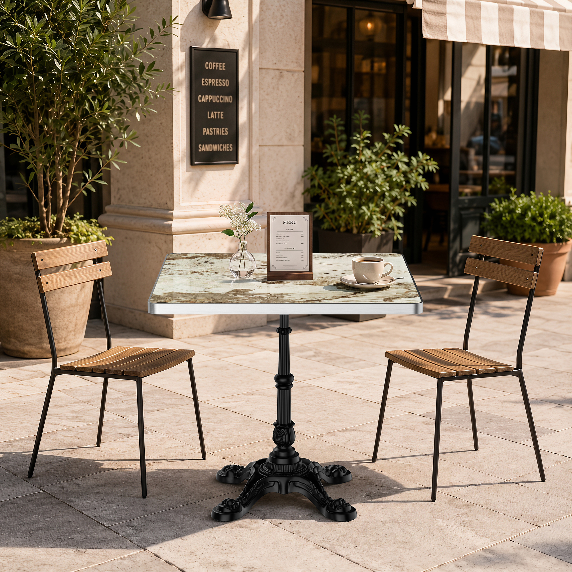Outdoor table — scene