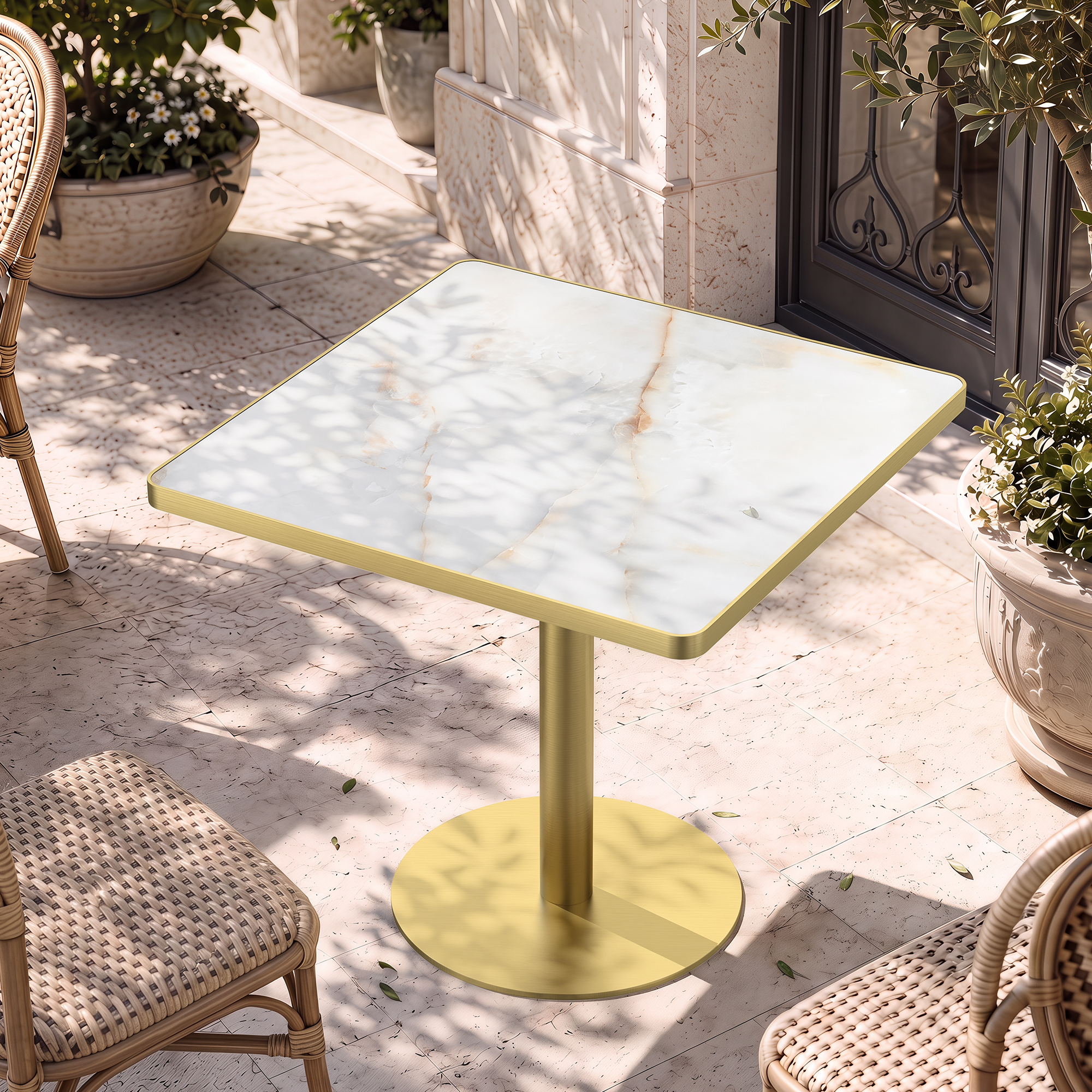 Ice Jade Square Table — scene